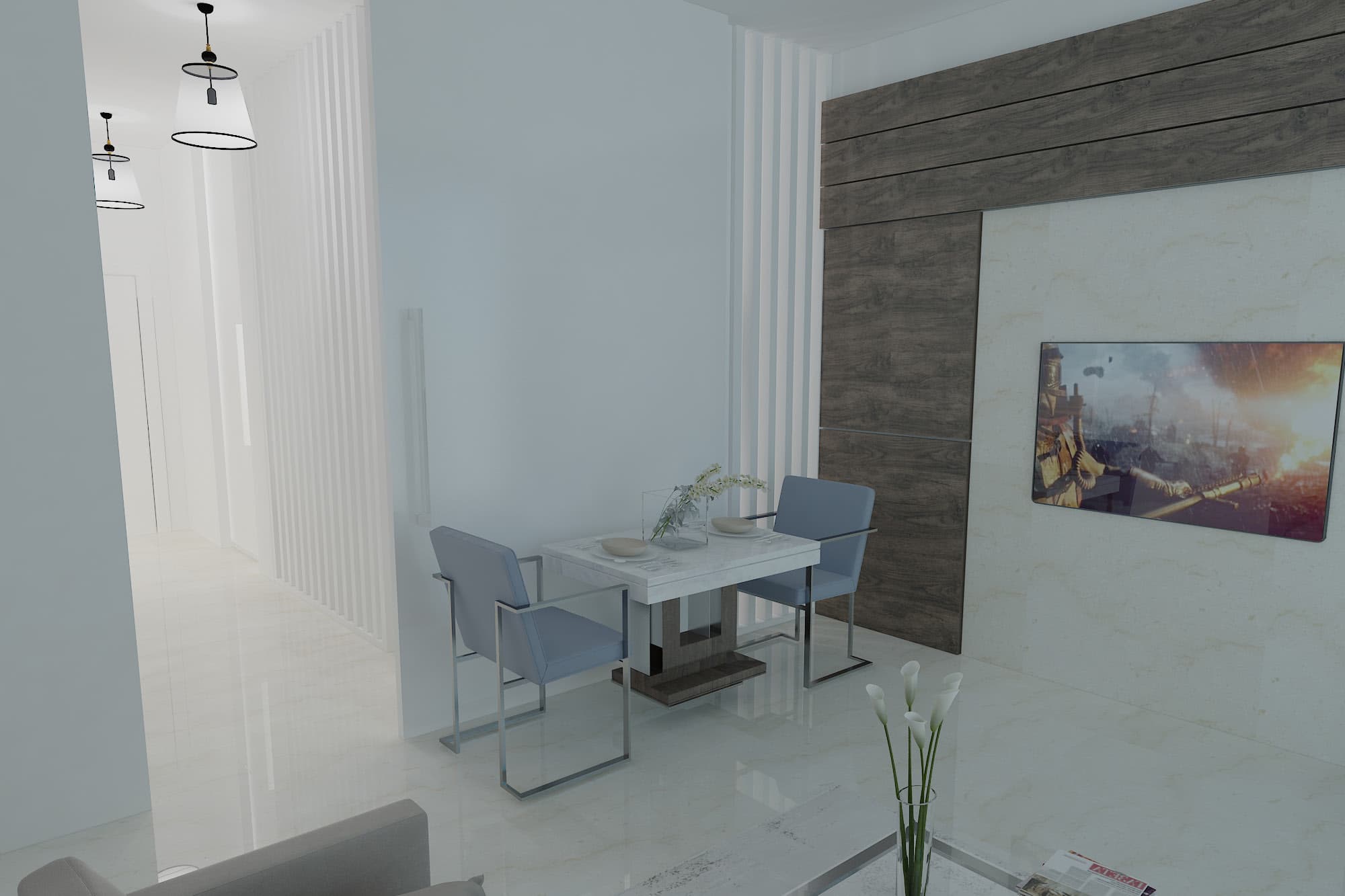 Semi-furnished