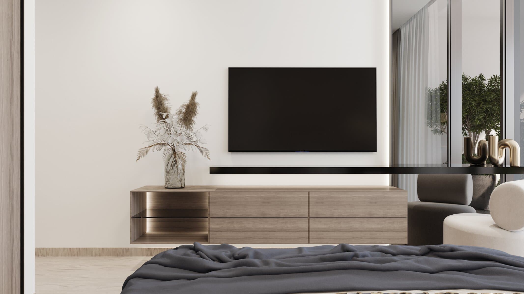 Semi-furnished