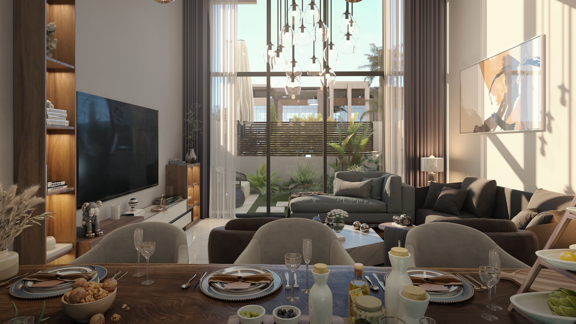 Semi-furnished