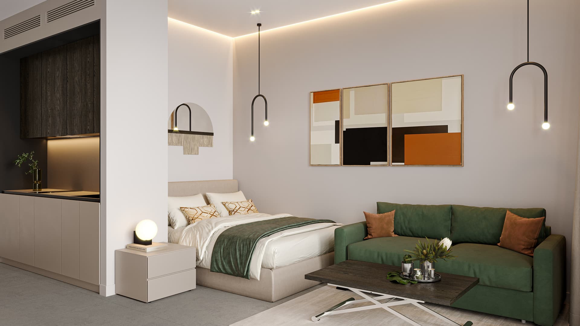 Semi-furnished