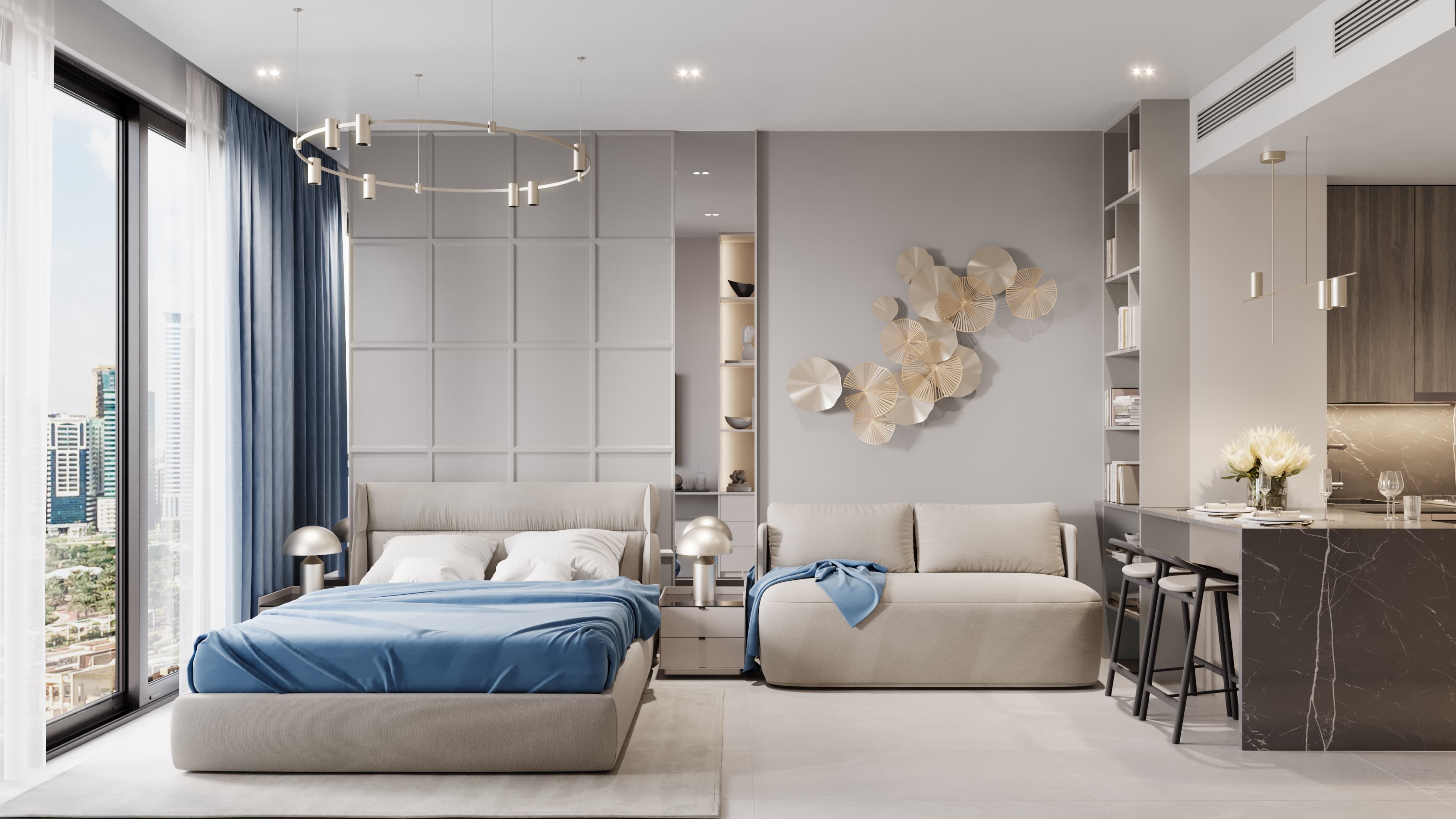Semi-furnished