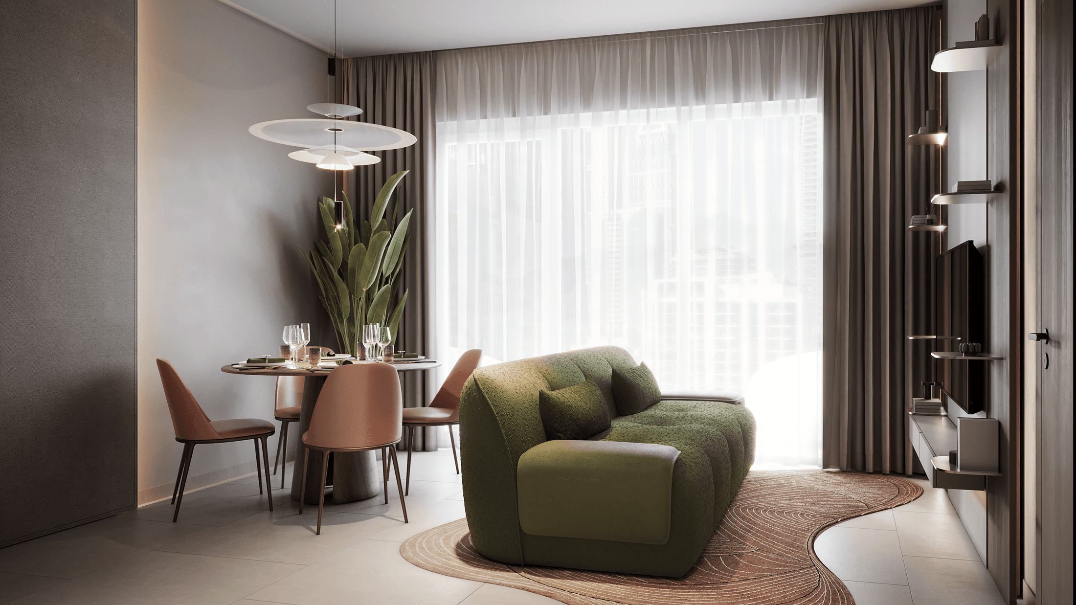 Semi-furnished