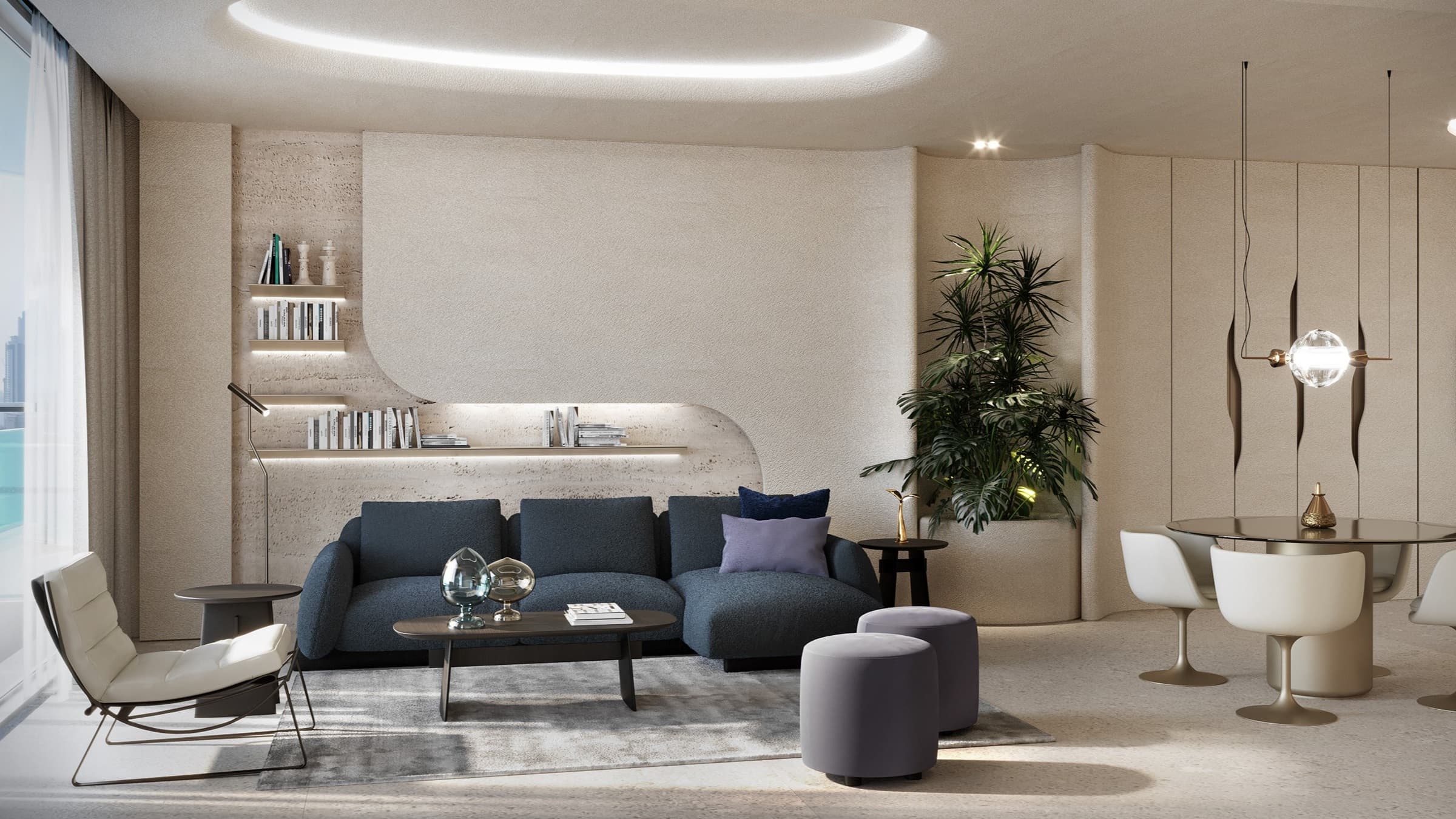 Semi-furnished
