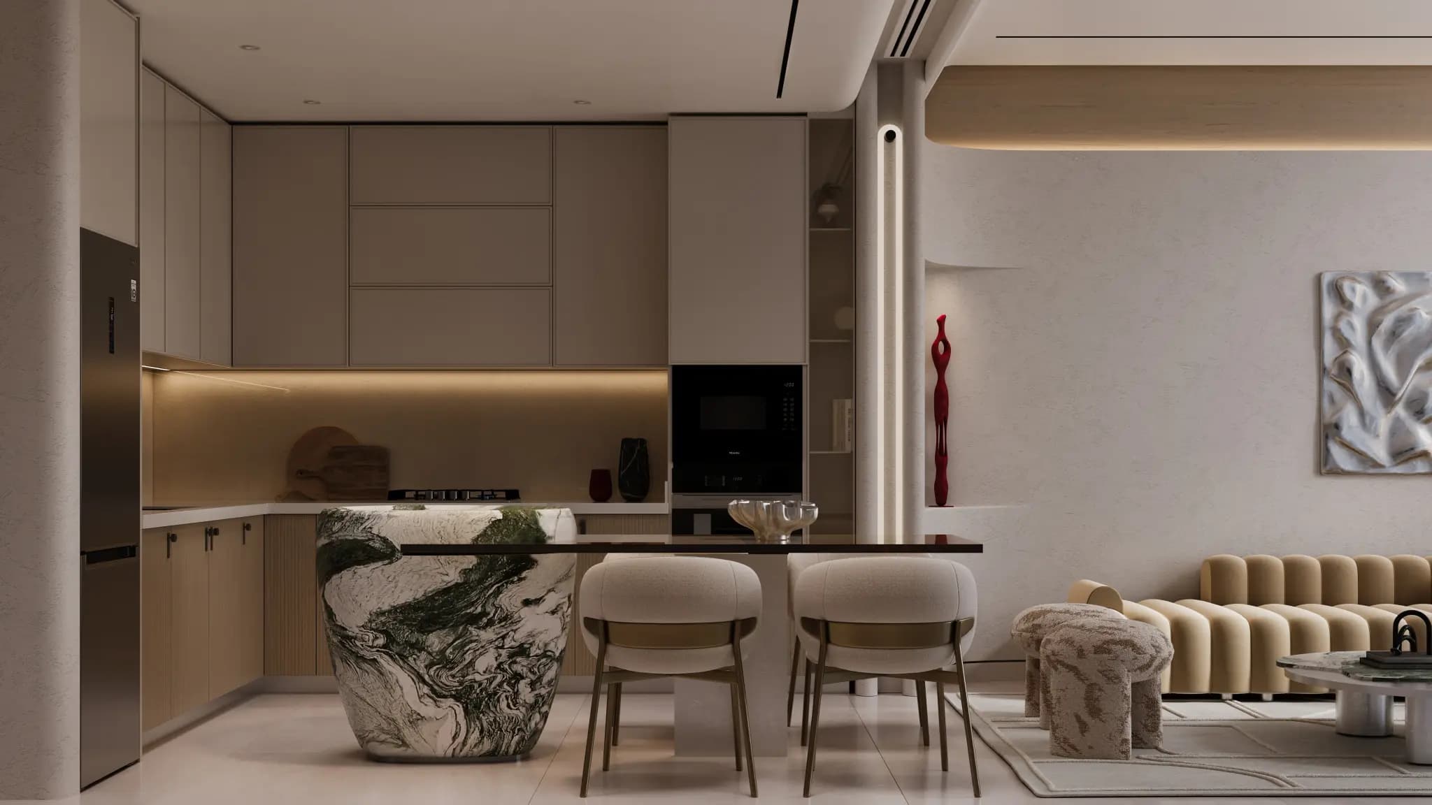 Semi-furnished