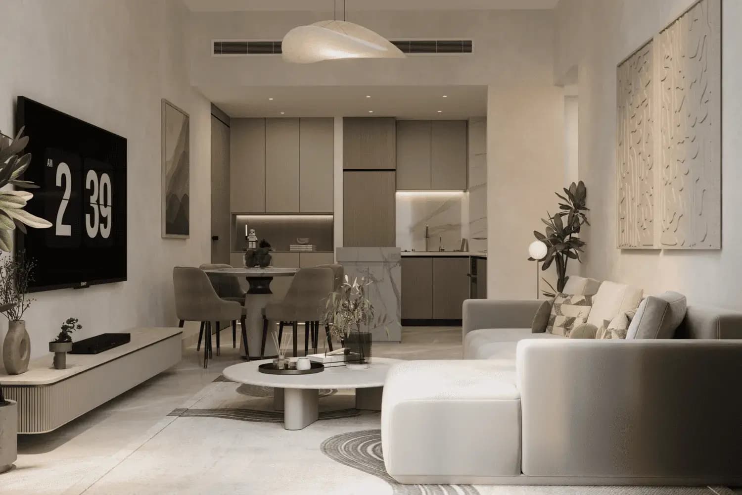 Semi-furnished