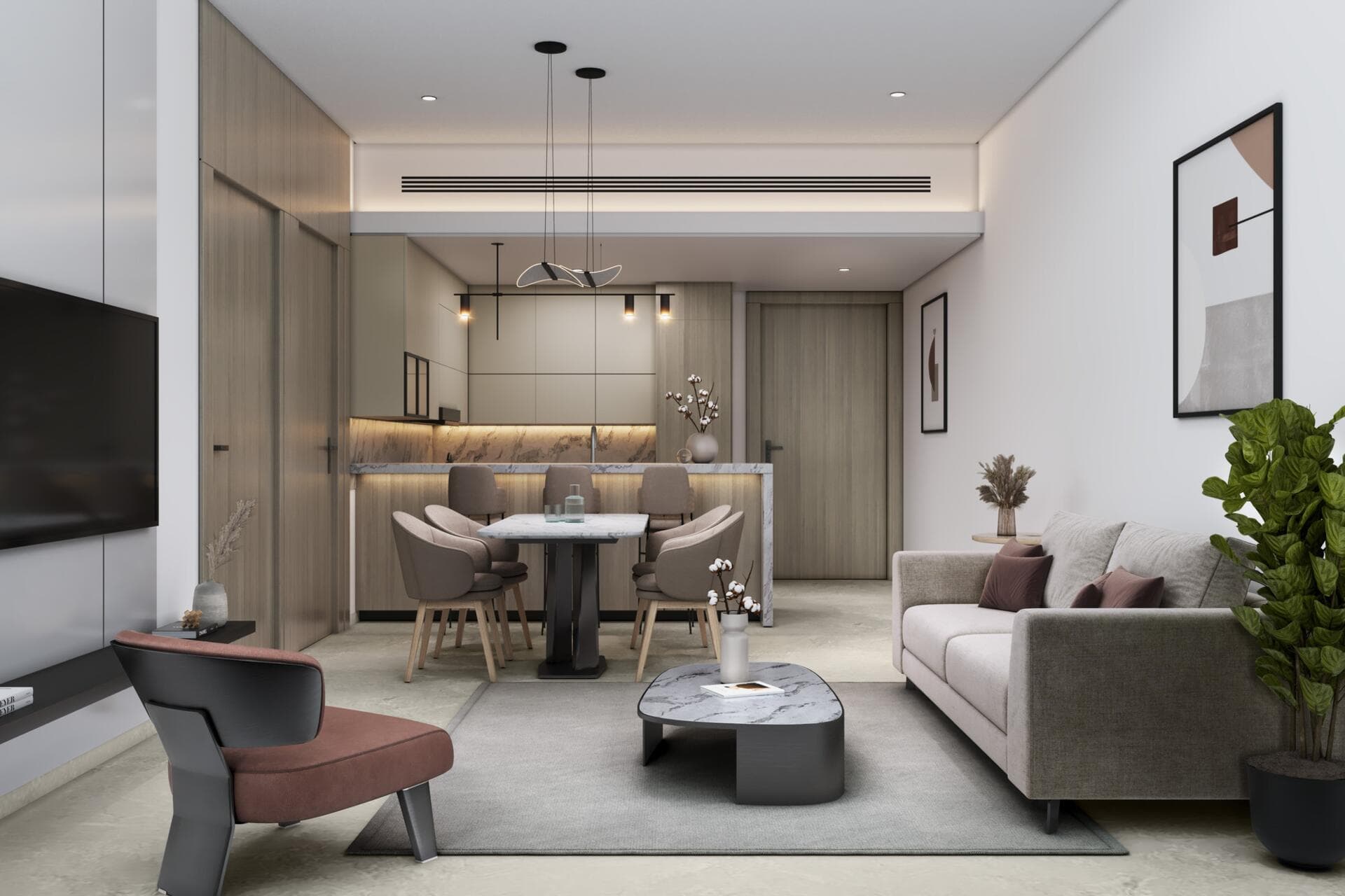 Semi-furnished